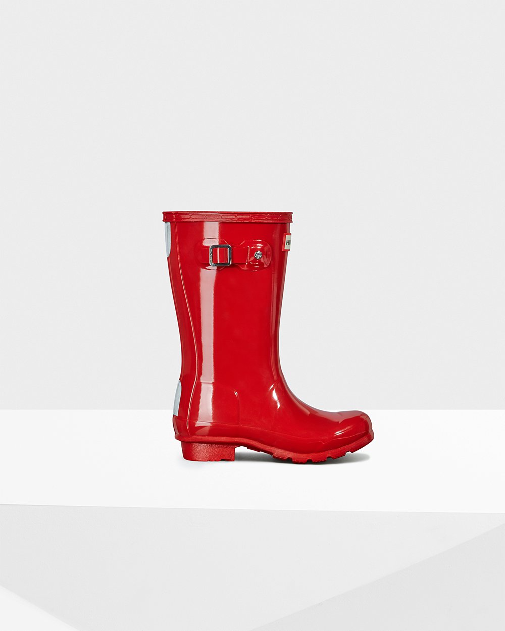 Kids Hunter Original Big Gloss | Rain Boots Red | NZ-94657-PTGS